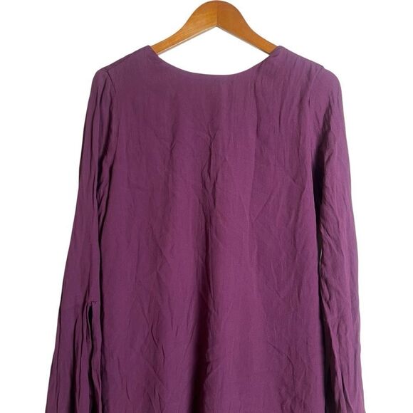 NWT! Lulus deep purple shift dress. Size large - Picture 2 of 9